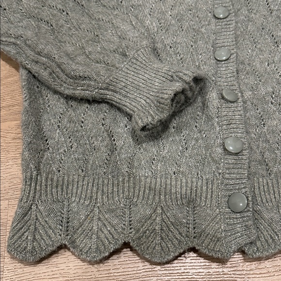 CUPCAKE clothing by Francesca’s Ruffled cardigan sweater - Picture 3 of 7